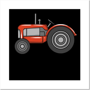 Tractor Farmer Posters and Art